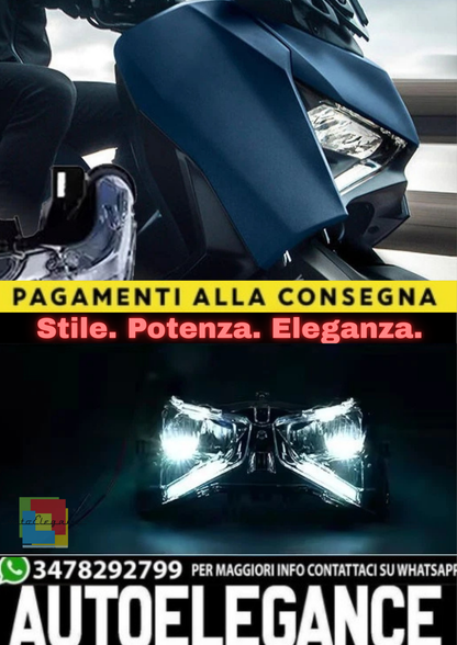 🔥Faro LED DRL Hi/Low Beam – Yamaha XMAX 300 (2023–2024)🔥