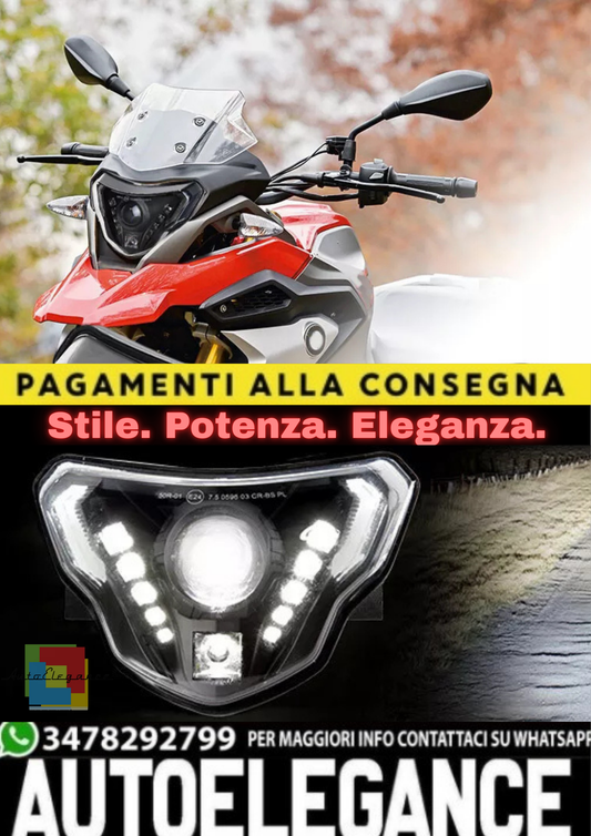 🔥Faro LED E24 DRL + Angel Eye – BMW G310GS / G310R🔥