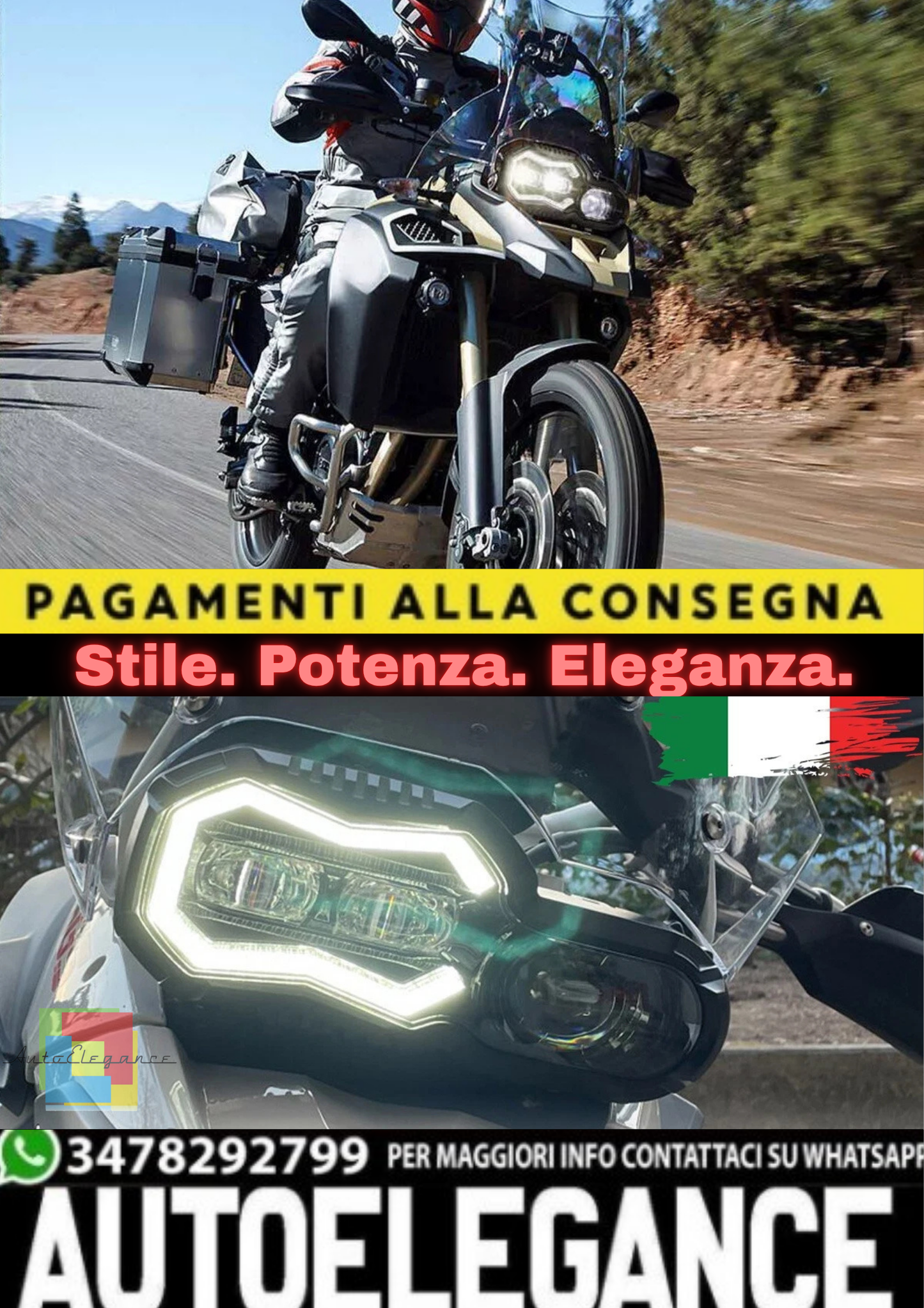 🔥Faro LED E24 – BMW F 650 / F 700 / F 800 GS – F 800 R🔥