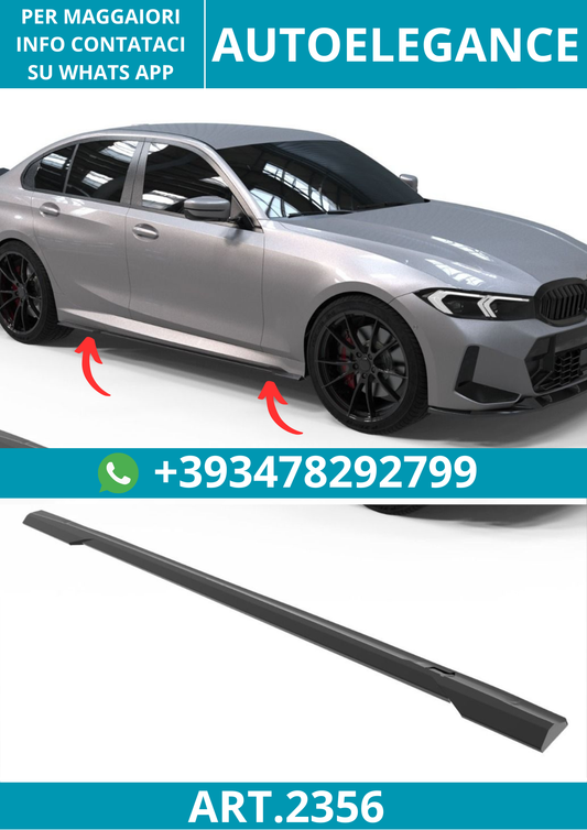 2356 ⭐Sotto Minigonne adatte per BMW Serie 3 G20/G21 M-Pack Facelift (2022+)⭐