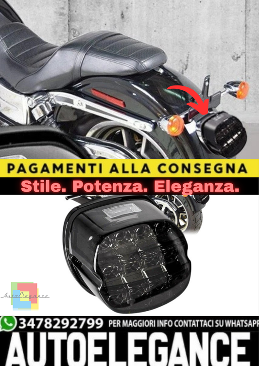 🔥Lente LED Fanale Posteriore – Harley-Davidson Touring / Dyna / Softail 🔥