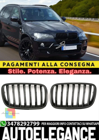 🔥Griglia Sportiva Nero Lucido – BMW X5 E70 / X6 E71🔥
