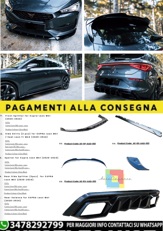 💫 Bodykit per CUPRA Leon Mk1 (2020–2024)💫