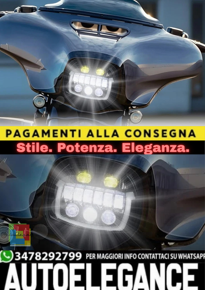 🔥Fari LED DRL + Fendinebbia + Abbaglianti – Harley-Davidson Street Glide🔥