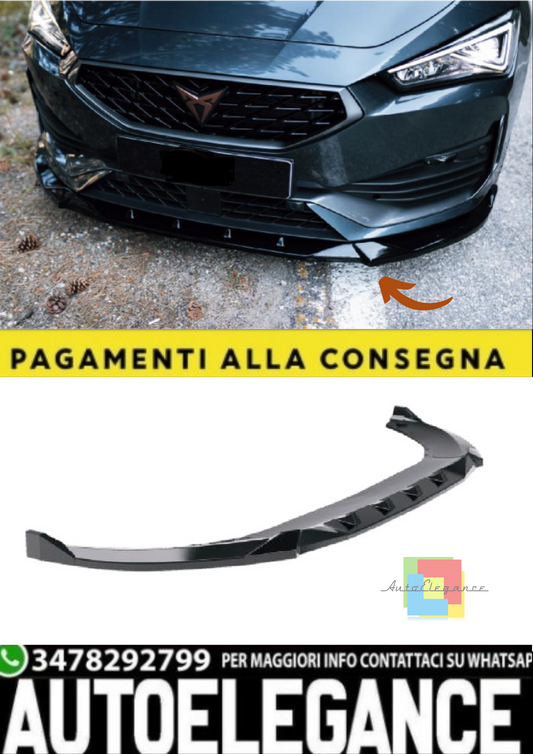 💫Front Splitter per Cupra Leon Mk1 (2020–2024)💫
