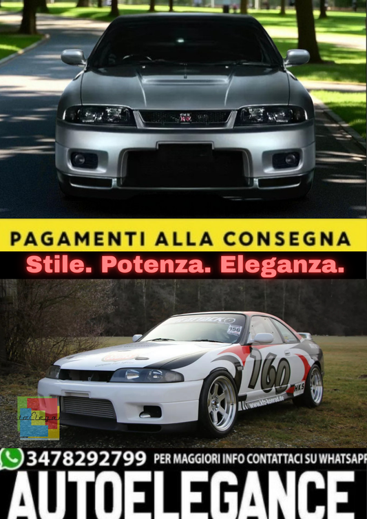 💫Paraurti Anteriore per Nissan Skyline R33 GTS – Grembiule Sportivo Frontale 💫