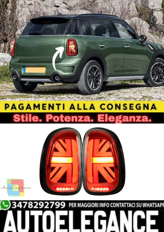 🔥Coppia Fanali Posteriori LED PNP – Mini Cooper Countryman R60 (2010–2016)🔥