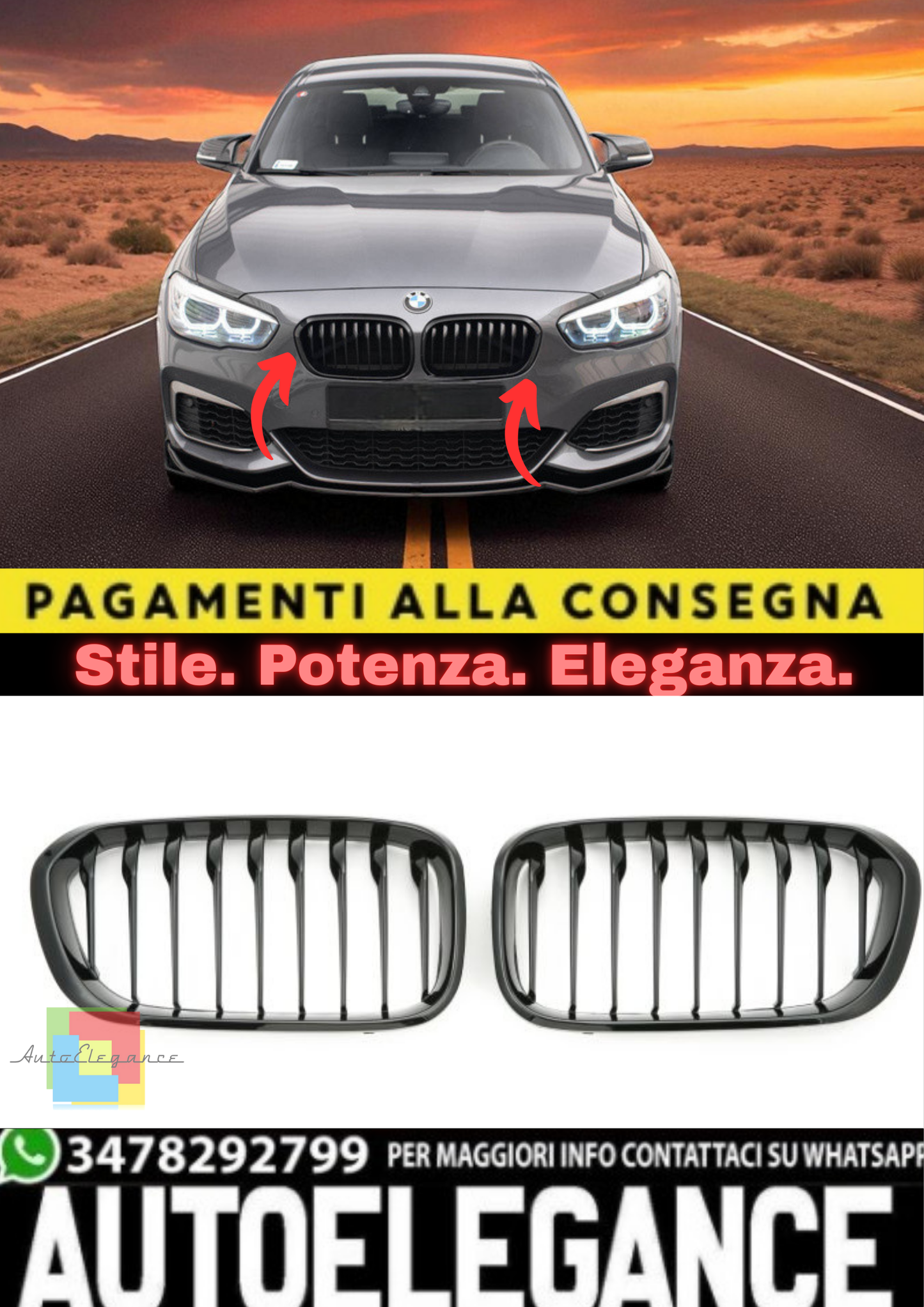 ⭐Calandra Sportiva – BMW F20/F21 (2015–2018)⭐
