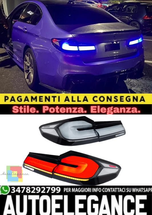 🔥Fanali Posteriori LED – BMW Serie 5 G30 / G38 / M5 F90🔥