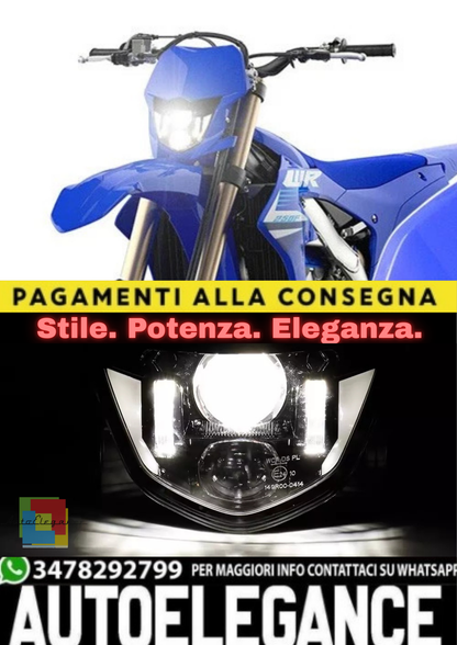 🔥Faro LED con Maschera – Yamaha WR250F / WR450F (2020–2024)🔥