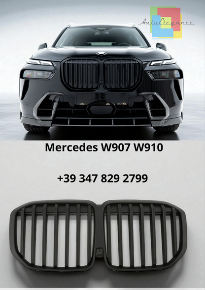 💫Griglia Sportiva – BMW X7 G07 LCI (Doppia Lamella, Nero Opaco)💫