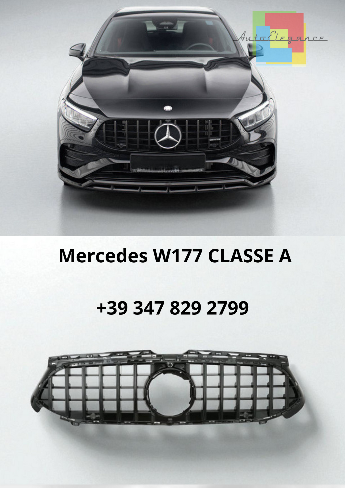 ⭐Griglia Sport Panamericana GT – Mercedes Classe A W177 (Restyling 2023+)⭐