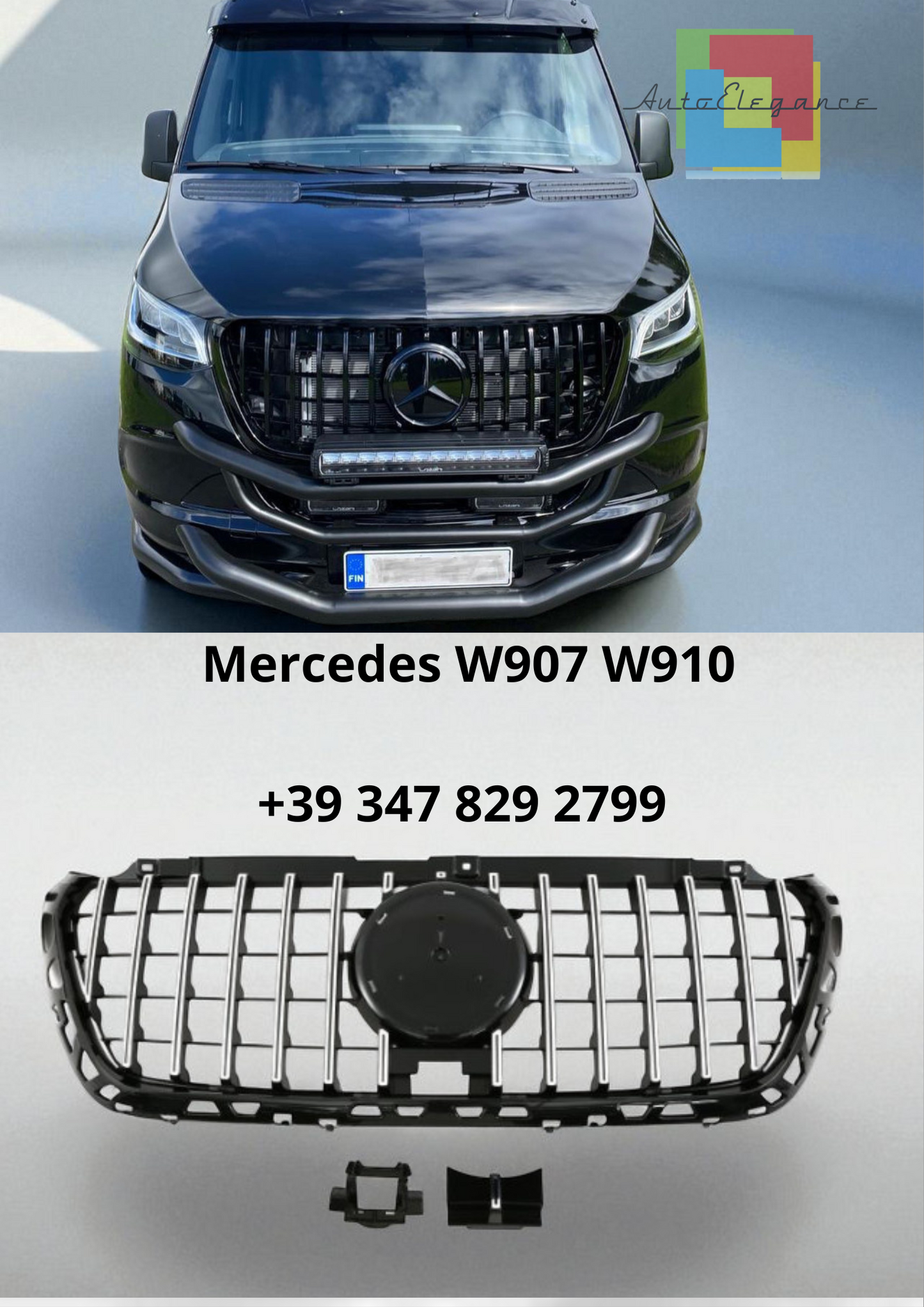 💫Griglia Sportiva – Mercedes Sprinter W907 / W910 Panamericana GT Look💫