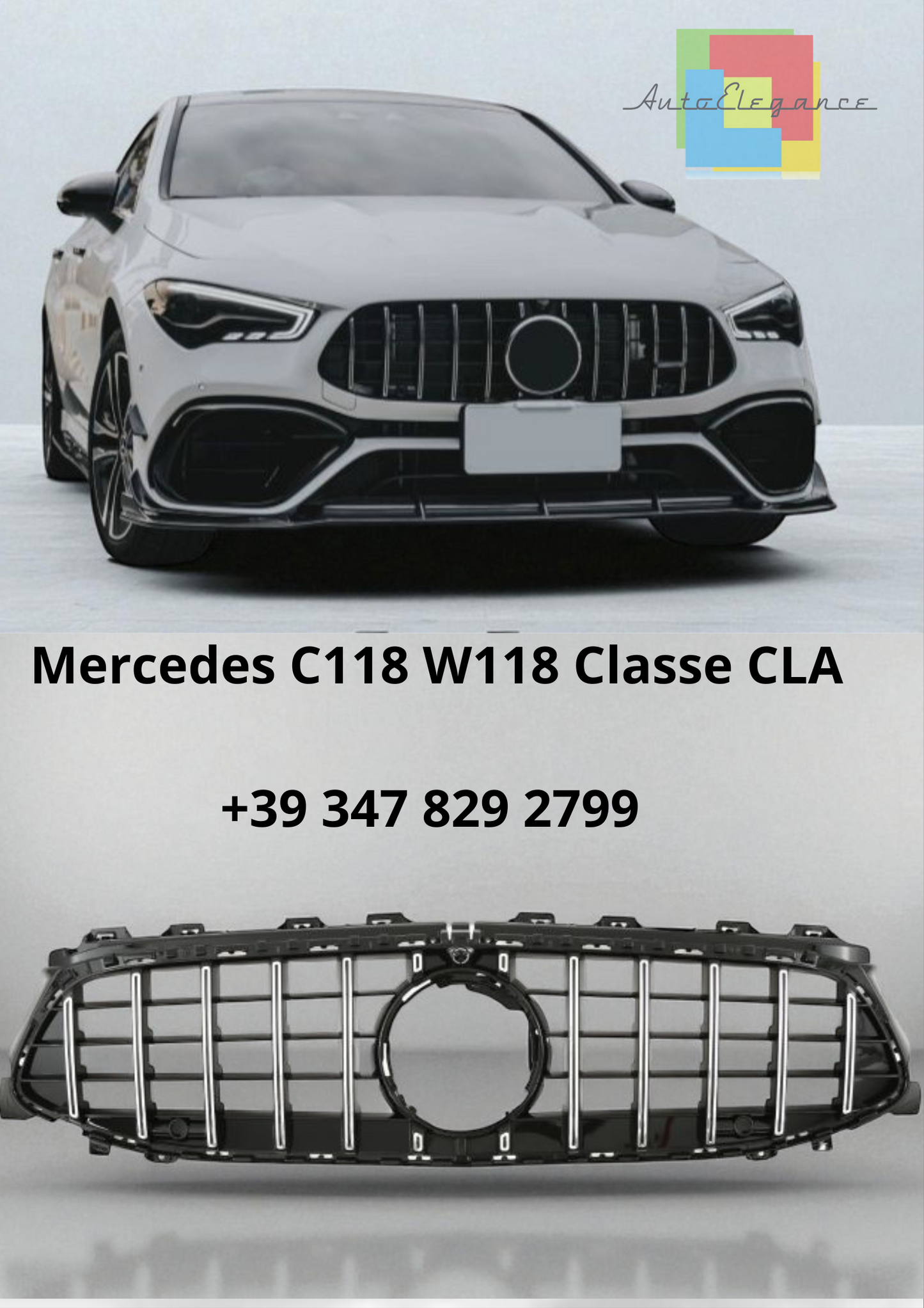 ⭐Griglia Sportiva Panamericana GT – Mercedes Classe CLA C118 / W118⭐