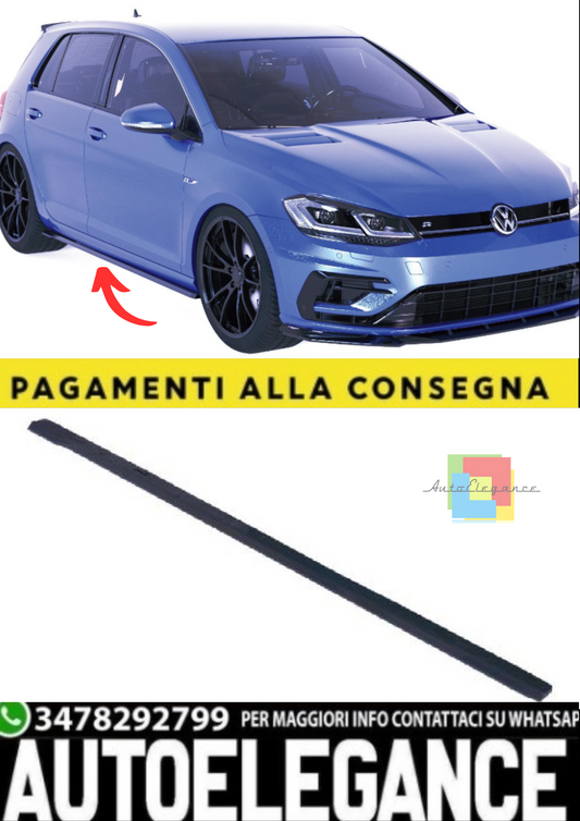 💫Side Skirts (2 pezzi) per VW Golf Mk7.5 R / R-Line (2017–2020)💫