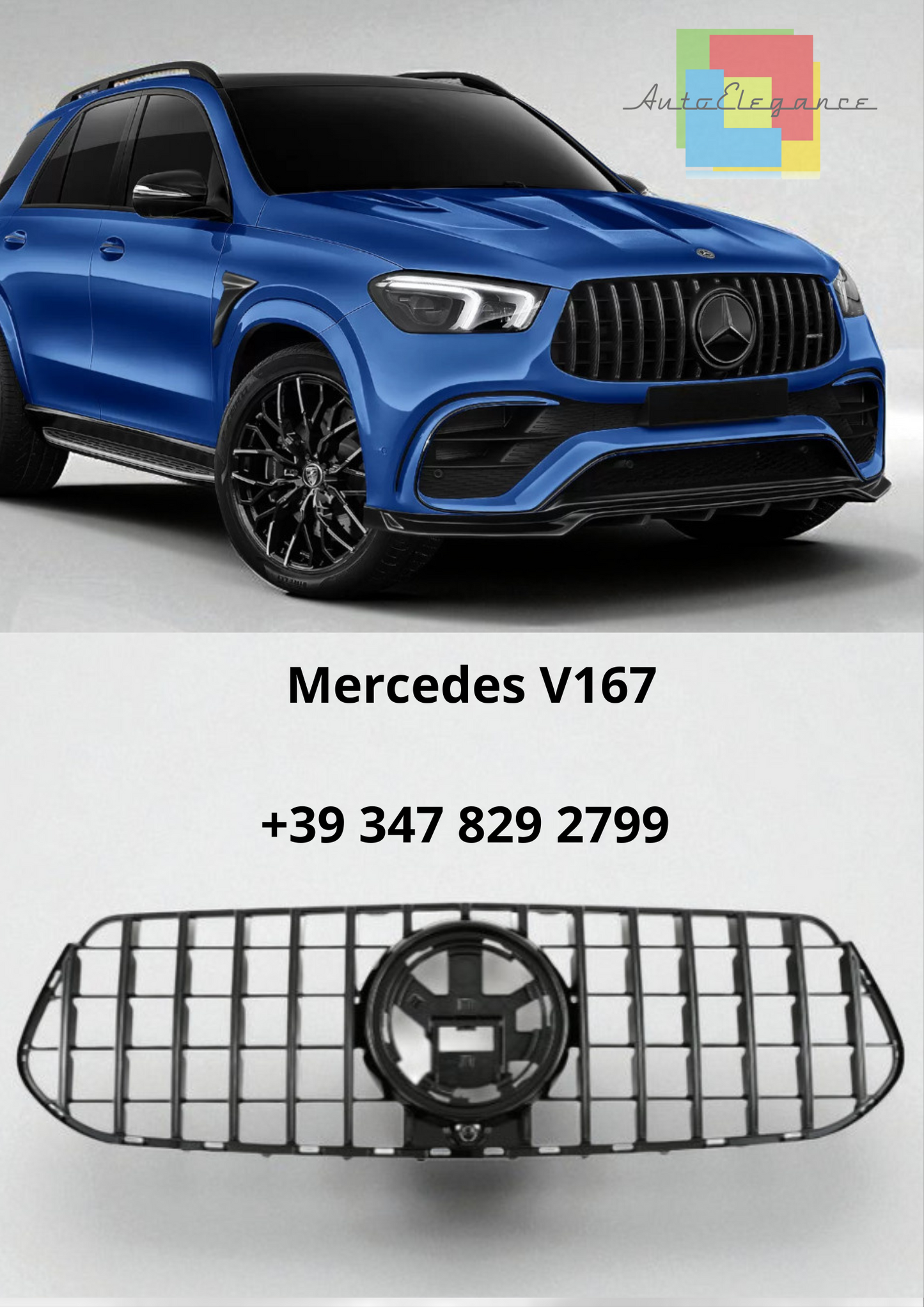💫Griglia Sportiva Panamericana GT Look – Mercedes V167 Facelift💫
