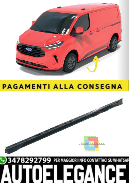 💫Minigonne Laterali (4 Pezzi) per Ford Transit Custom Mk2 (2023+)💫