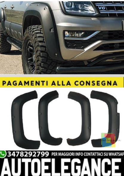 💫Parafanghi Allargati (4 Pezzi) per VW Amarok MK1 Facelift (2016–2021)💫
