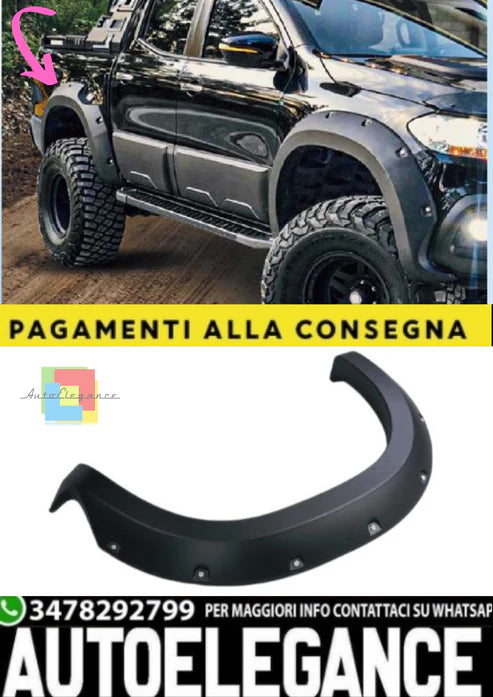 💫Parafanghi Allargati (4 Pezzi) per Mercedes X-Class W470 (2017+) 💫