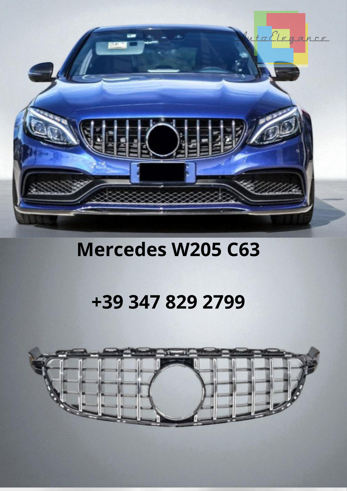 💫Sport Panamericana GT – Griglia adatta SOLO per Mercedes W205 C63💫