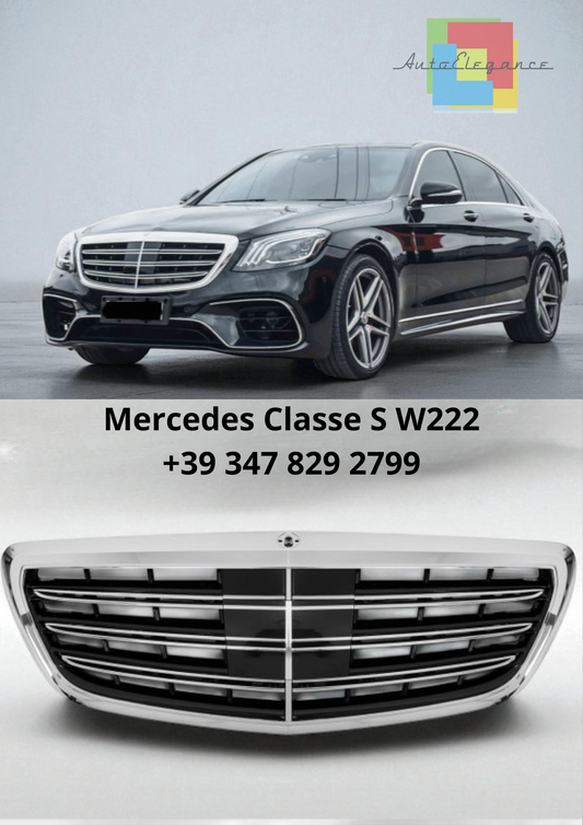 🔥Griglia Sportiva per Mercedes Classe S W222 – Finitura Cromata🔥