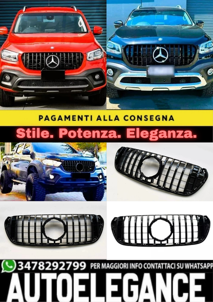 ✨Griglia PANAMERICANA GT nera lucida per Mercedes Classe X BR470 W470 15-19✨