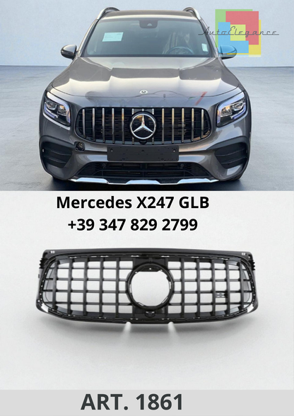 🔥ART.1861 Griglia Sport Panamericana GT Look per Mercedes X247 GLB(2019–2023)🔥