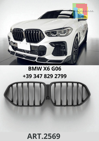 🔥ART.2569  Griglia Sportiva per BMW X6 G06 – Flat Black🔥