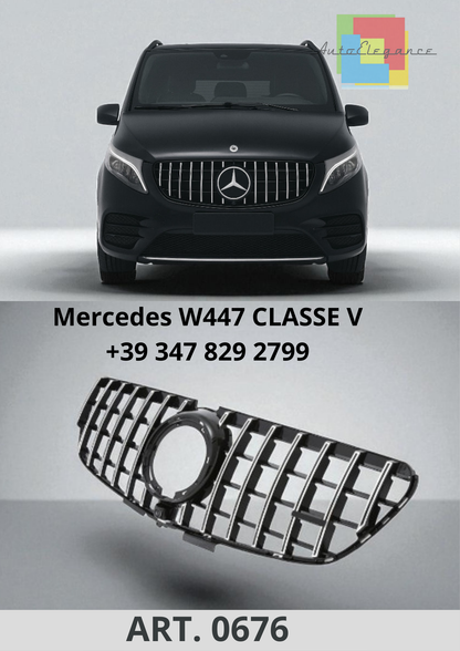 🔥ART. 0676 Griglia Sport Panamericana GT Look per Mercedes W447 Classe V🔥