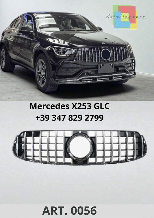 🔥ART. 0056 Griglia Sport Panamericana GT Look per Mercedes X253 GLC Facelift 🔥