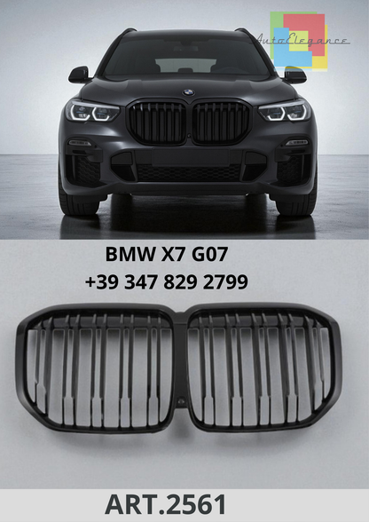 🔥ART.2561 Griglia Sportiva a Doppia Lamella per BMW X7 G07 – Nero Lucido🔥