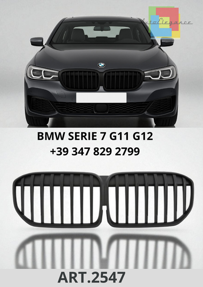 🔥ART.2547 Griglia Sportiva Nero Opaco per BMW Serie 7 G11 G12🔥