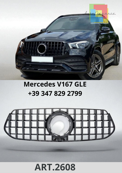 🔥ART.2608 Calandra Sport Panamericana GT Look per Mercedes V167 GLE 2019+🔥