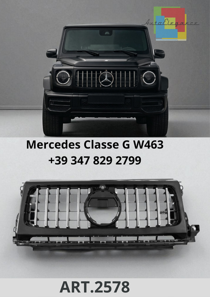 🔥ART.2578  Calandra Sport Panamericana GT Look per Mercedes Classe G W463🔥
