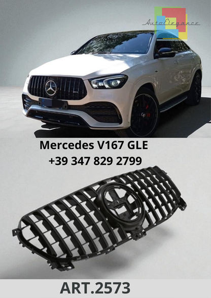 🔥ART.2573 Griglia Sport Panamericana GT Look per Mercedes V167 GLE (2019–2023🔥
