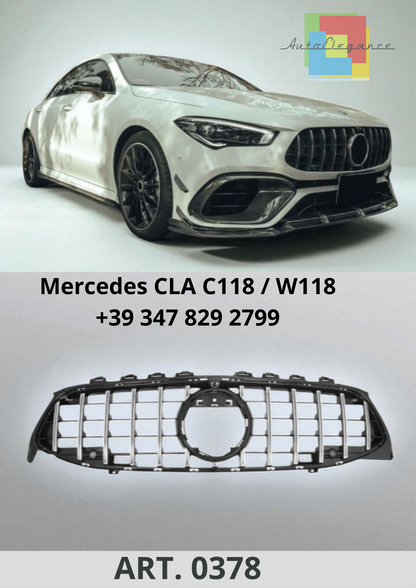 🔥ART. 0378 Calandra Sport Panamericana GT Look per Mercedes CLA C118 / W118🔥