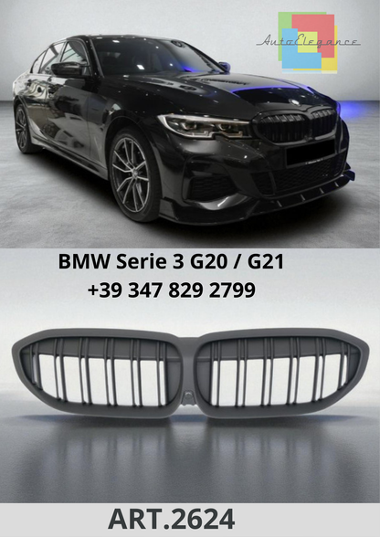 🔥ART.2624 Calandra adatta per BMW Serie 3 G20 / G21 (2019-2022) Sport Doppia 🔥
