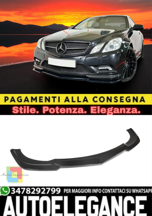🔥Splitter Anteriore Nero Lucido in ABS per Mercedes Classe E Coupé W207 AMG🔥