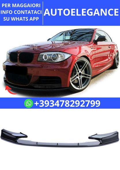 💫Splitter Anteriore Gloss adatto per BMW Serie 1 F20 F21 10-15💫