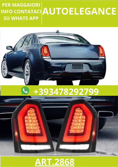 🔥ART.2868 Fanali Posteriori a LED Fumé con Animazione Start-Up – Chrysler 300🔥