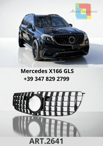 🔥ART.2641 Calandra Sport Panamericana GT Look per Mercedes X166 GLS (2016+)🔥
