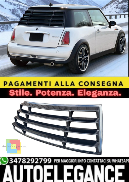 💫Tapparella Louver Posteriore in ABS per MINI Cooper S R50 – Spoiler Sportivo💫