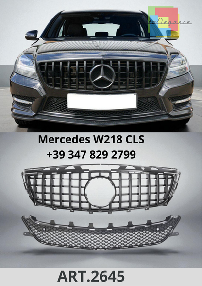 🔥ART.2645 Sport Front Grille Panamericana Look for Mercedes CLS W218 🔥