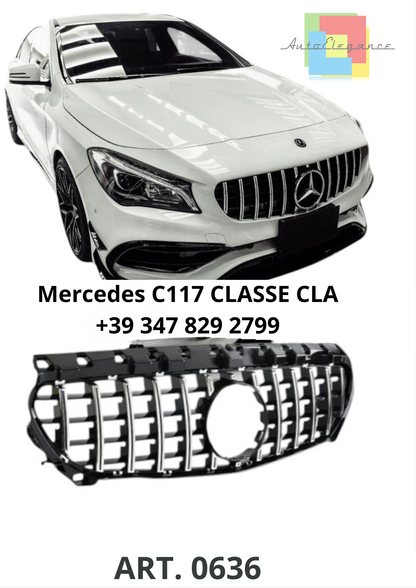 🔥ART. 0636 Griglia Sport adatta per Mercedes C117  CLA – PANAMERICANA LOOK🔥
