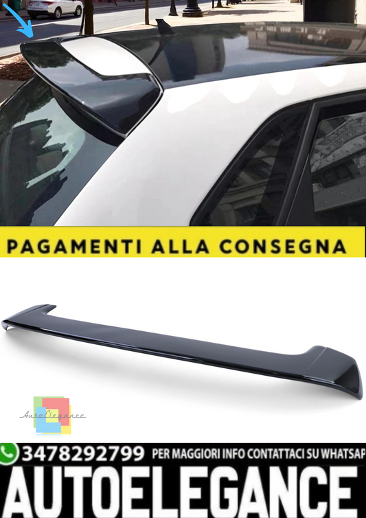 💫 Spoiler Posteriore Nero Lucido per VW Polo 5 6R (2009–2014) – Prefacelift💫