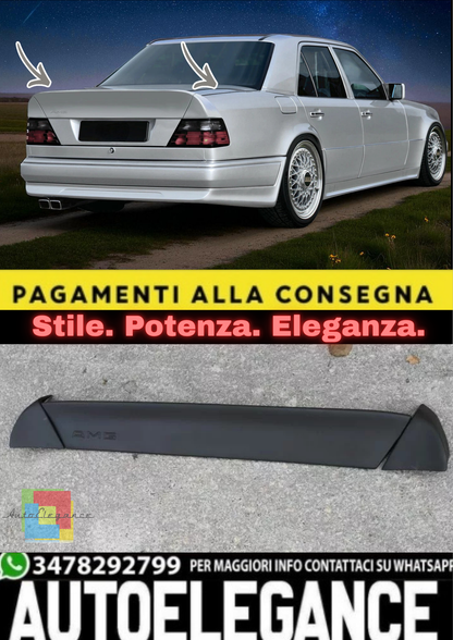 💫 Spoiler Posteriore Ducktail Stile AMG per Mercedes W124 (1984–1996) 💫