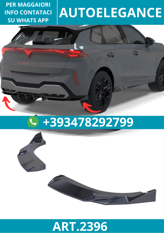 2396 ⭐Splitter laterale diffusore adatto per Cupra Terramar (2024+)⭐