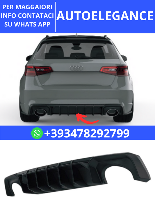 💫ART.2338 DIFFUSORE RS3 8V SPORTBACK 2015 - 2016💫