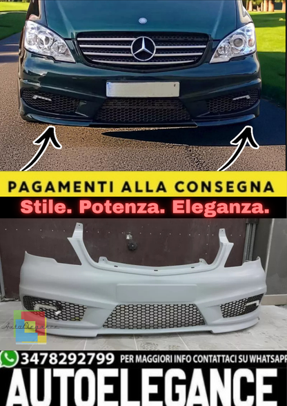 💫 Paraurti Anteriore per Mercedes-Benz Vito Viano W639 Facelift (2010–2014) 💫