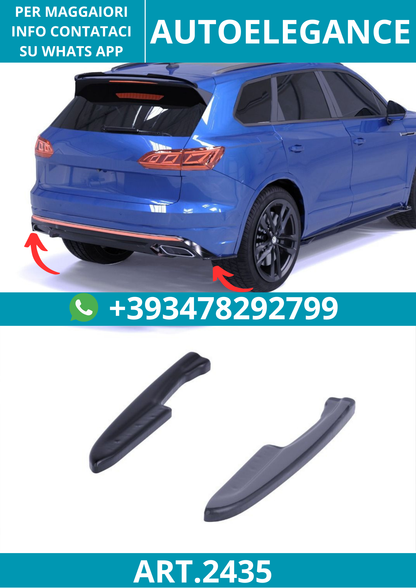 2435 ⭐Splitter laterale diffusore adatto per Volkswagen Tiguan Mk3 R‑Line 18–23⭐